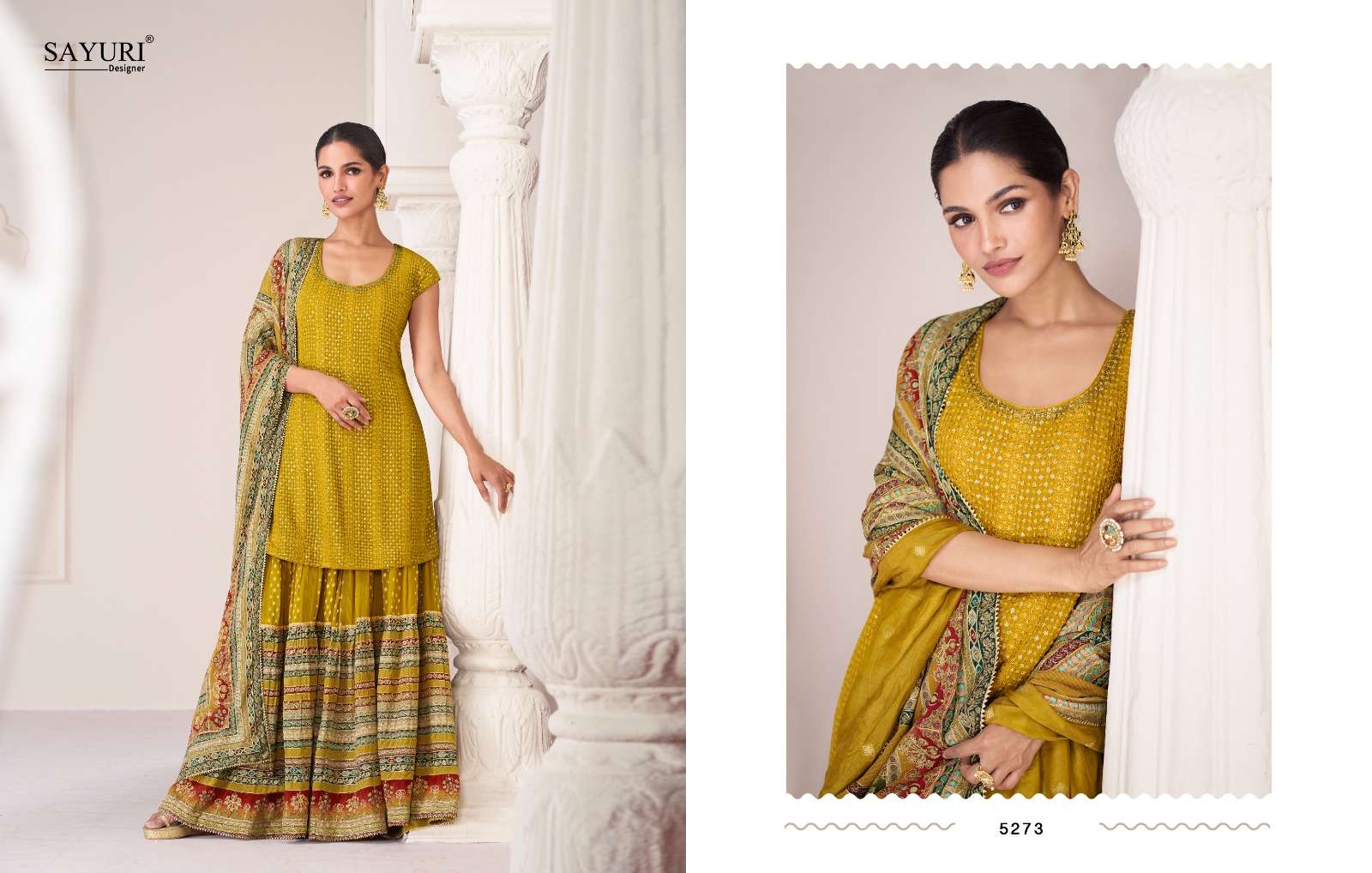 MEHENDI & HALDI PREMIUM SILK wholesale sharara suit