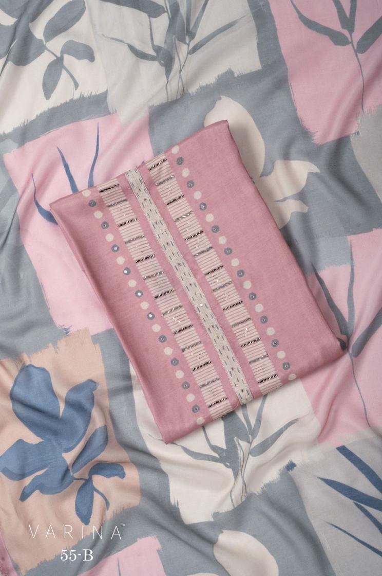 omtex varina muslin silk pretty suit for womens