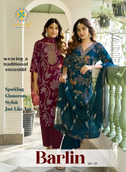 passion tree barlin vol 1 series 1001-1008 Heavy BARLIN  Print wholesale readymade suit 