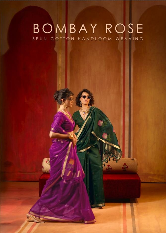 rajtex bombay rose series 001-006 munga cotton handloom wholesale saree