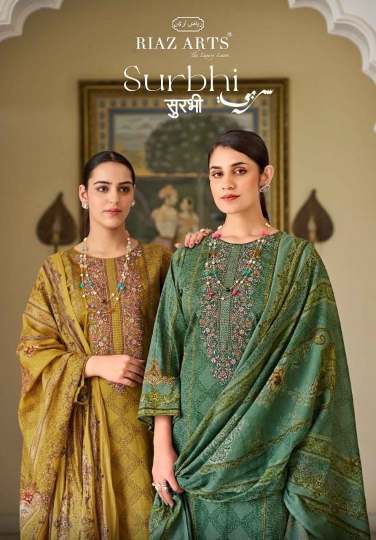 riaz arts surbhi series 1001-1004 cotton lawn wholesale suit 