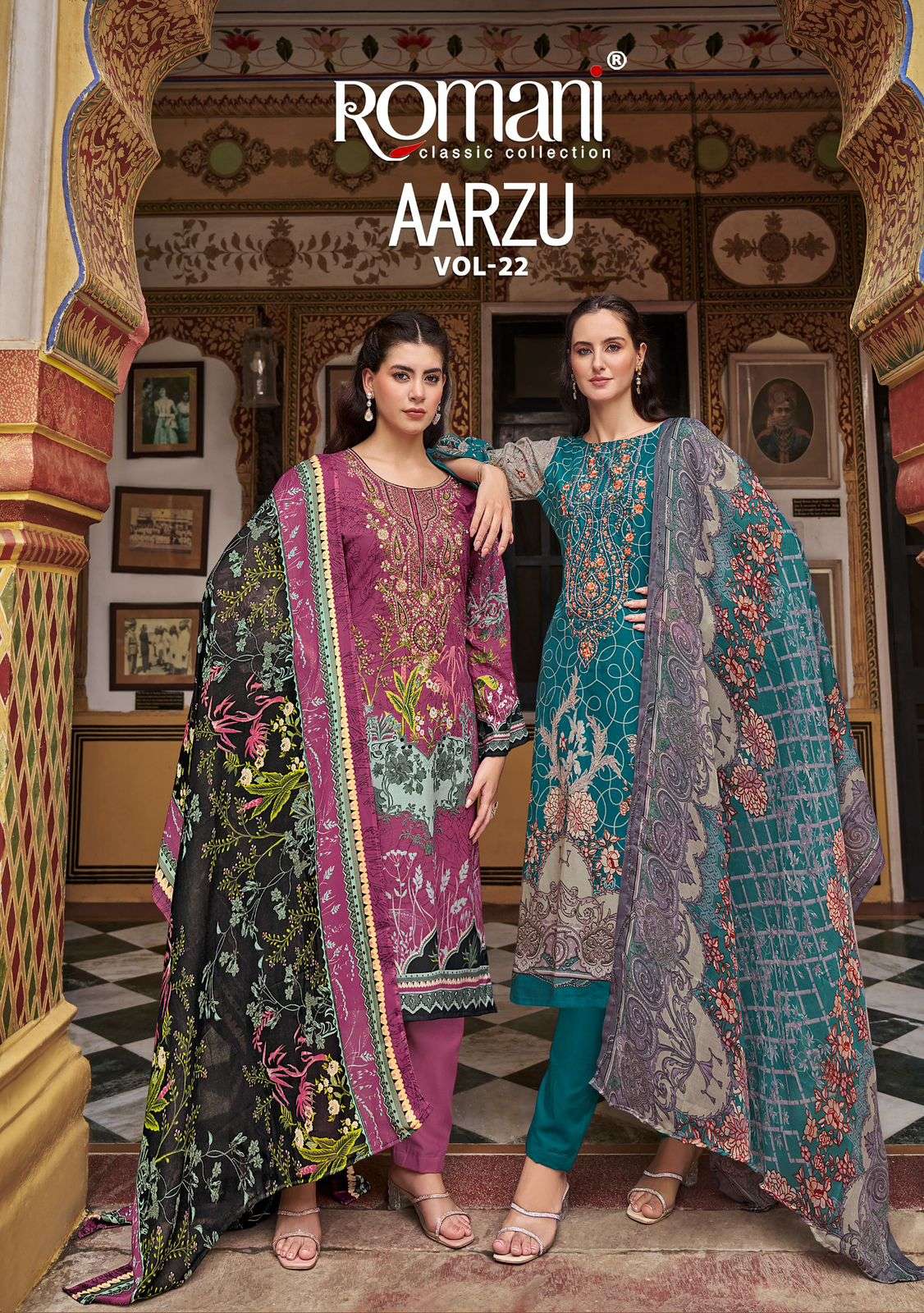 romani aarzu vol 22 series 1113001-1113008 Soft Cotton wholesale suit 