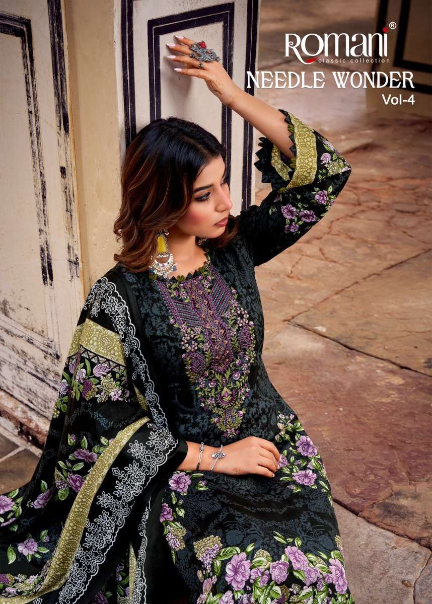 romani needle wonder vol 4 series 1119001-1119008 Soft Cotton wholesale suit