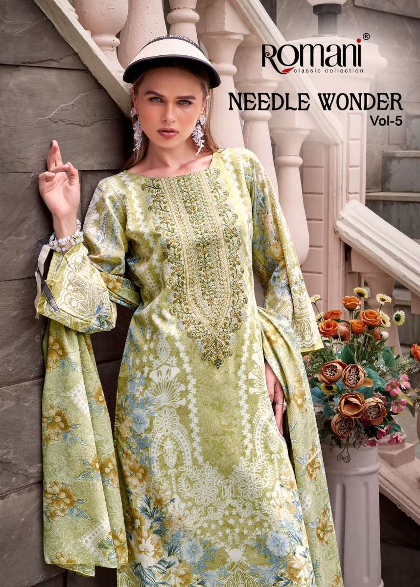 romani needle wonder vol 5 series 1119001-1119008 Soft Cotton wholesale suit