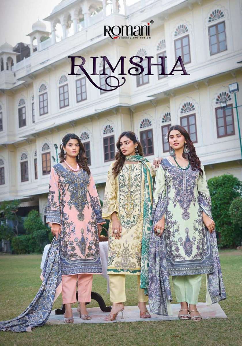 romani rimsha series 821001-821008 soft cotton wholesale suit 