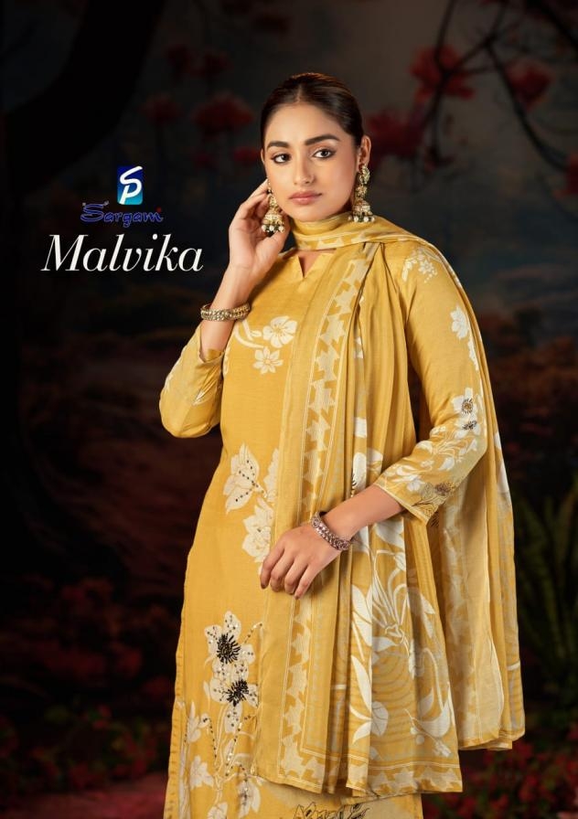 sargam prints malvika pure muslin simmer wholesale suit in surat