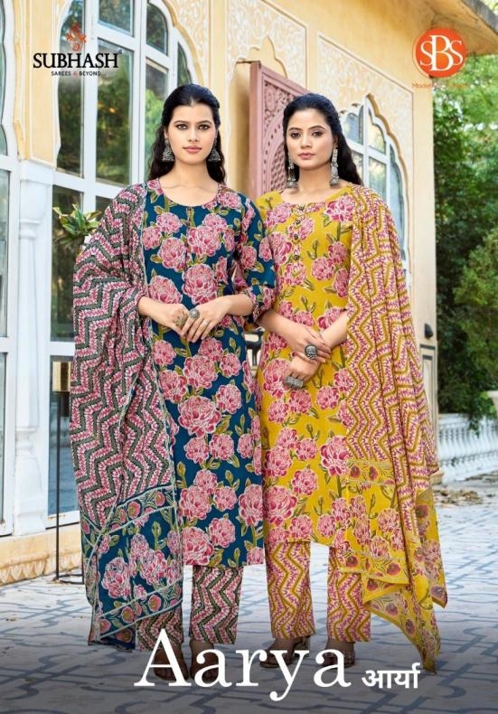 sbs subhash aarya series 6270-6273 cotton wholesale readymade suit 