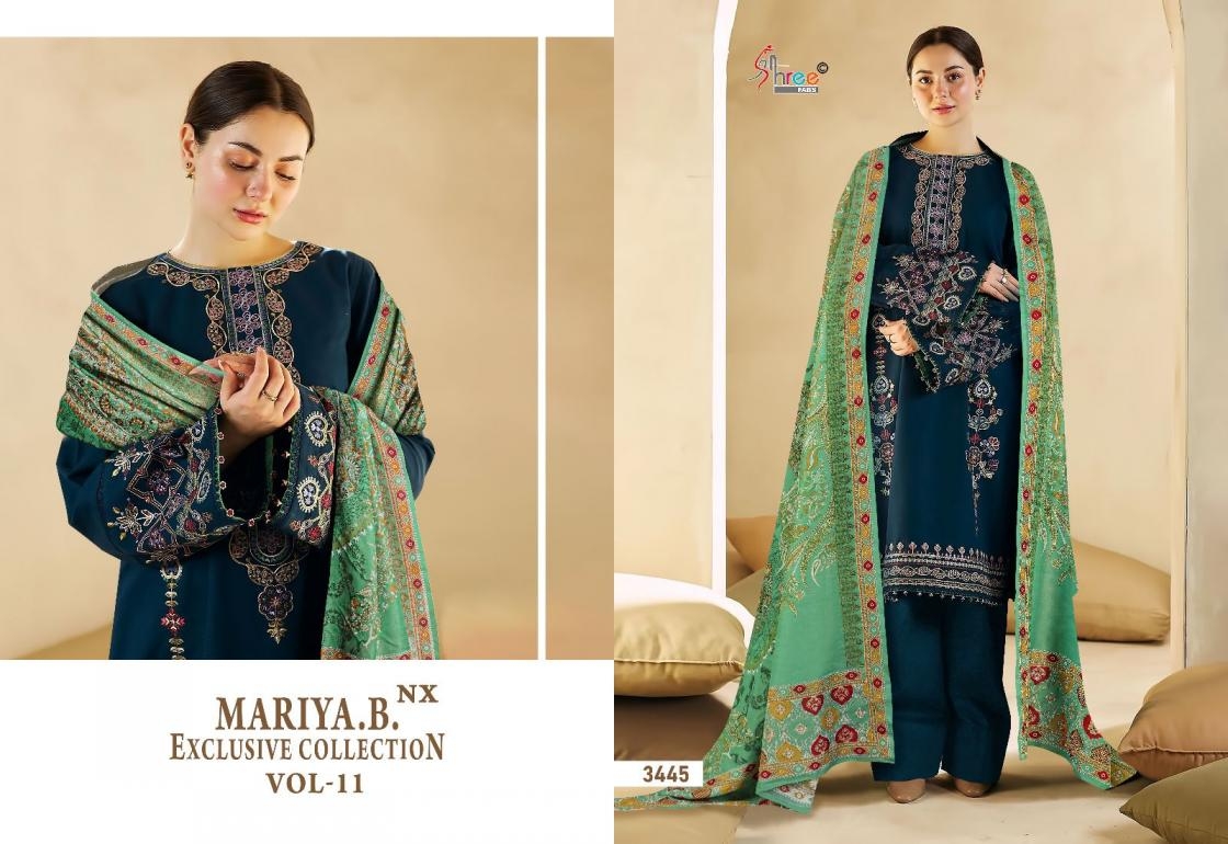 shree fabs mariya b nx exclusive collection vol 11 pure rayon cotton wholesale suit