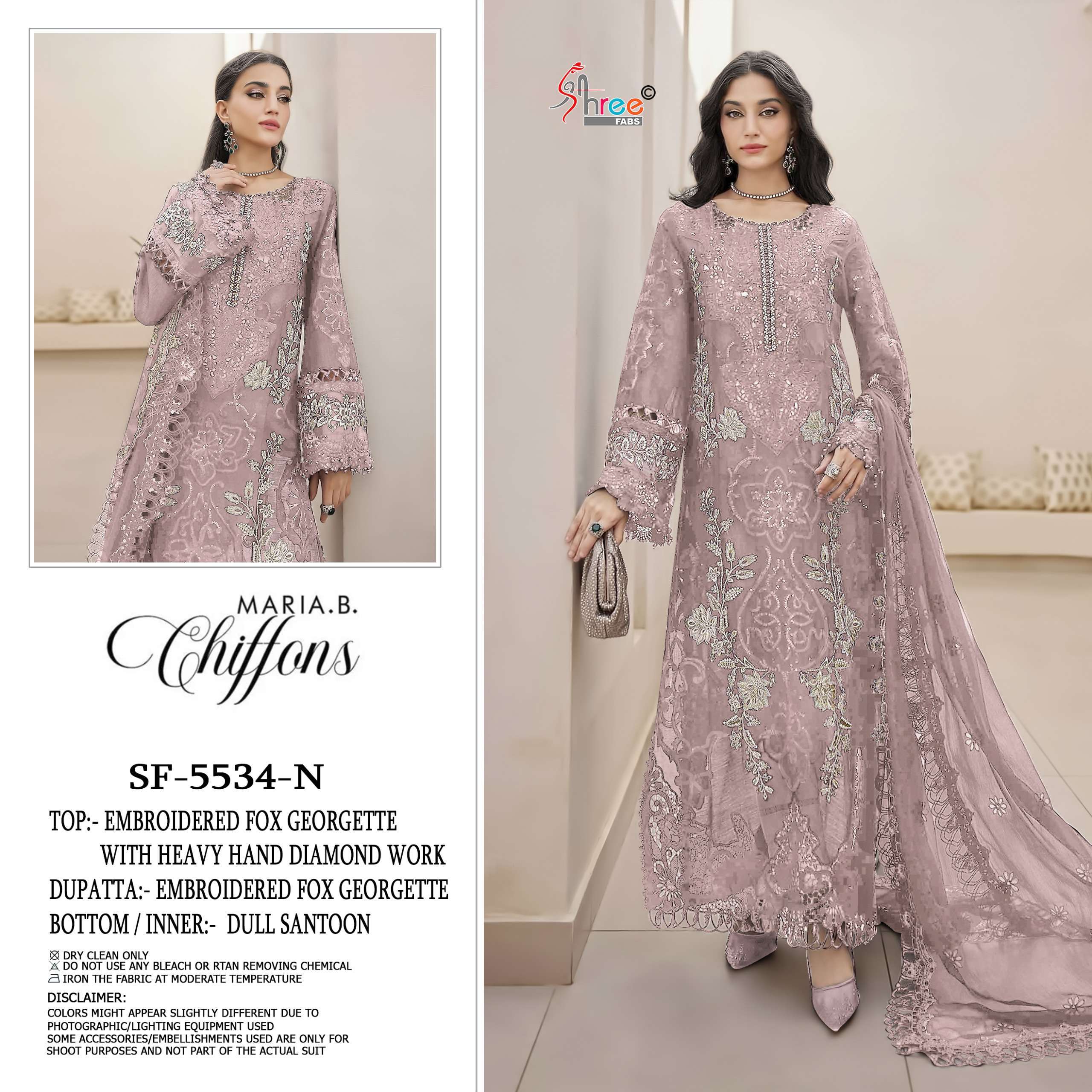 Shree Fabs Sf – 5534 Heavy Fox Georgette wholesale suit