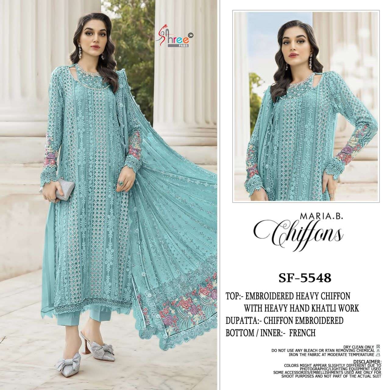 Shree Fabs Sf- 5548 Chiffon Heavy wholesale suit