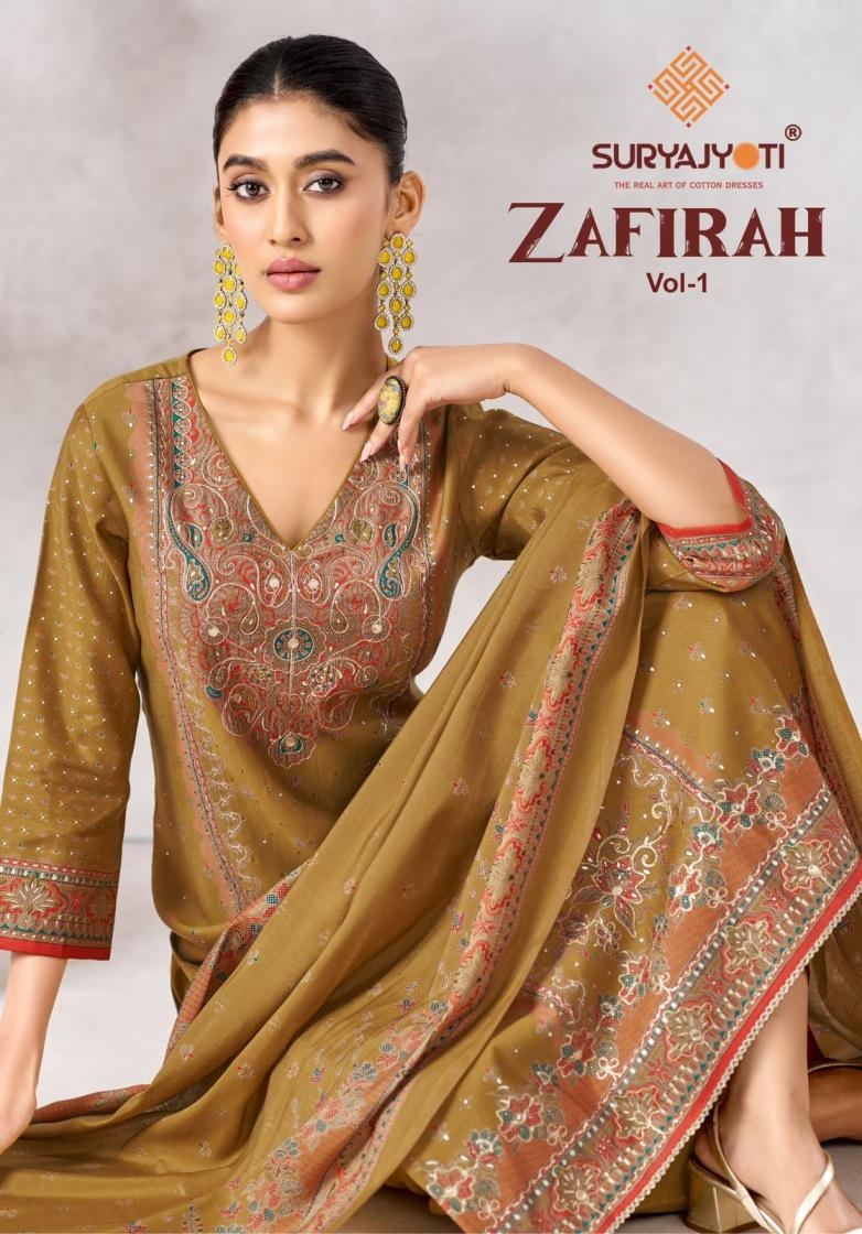 suryajyoti zafirah vol 1 series 1001-1006 modal wholesale suit 