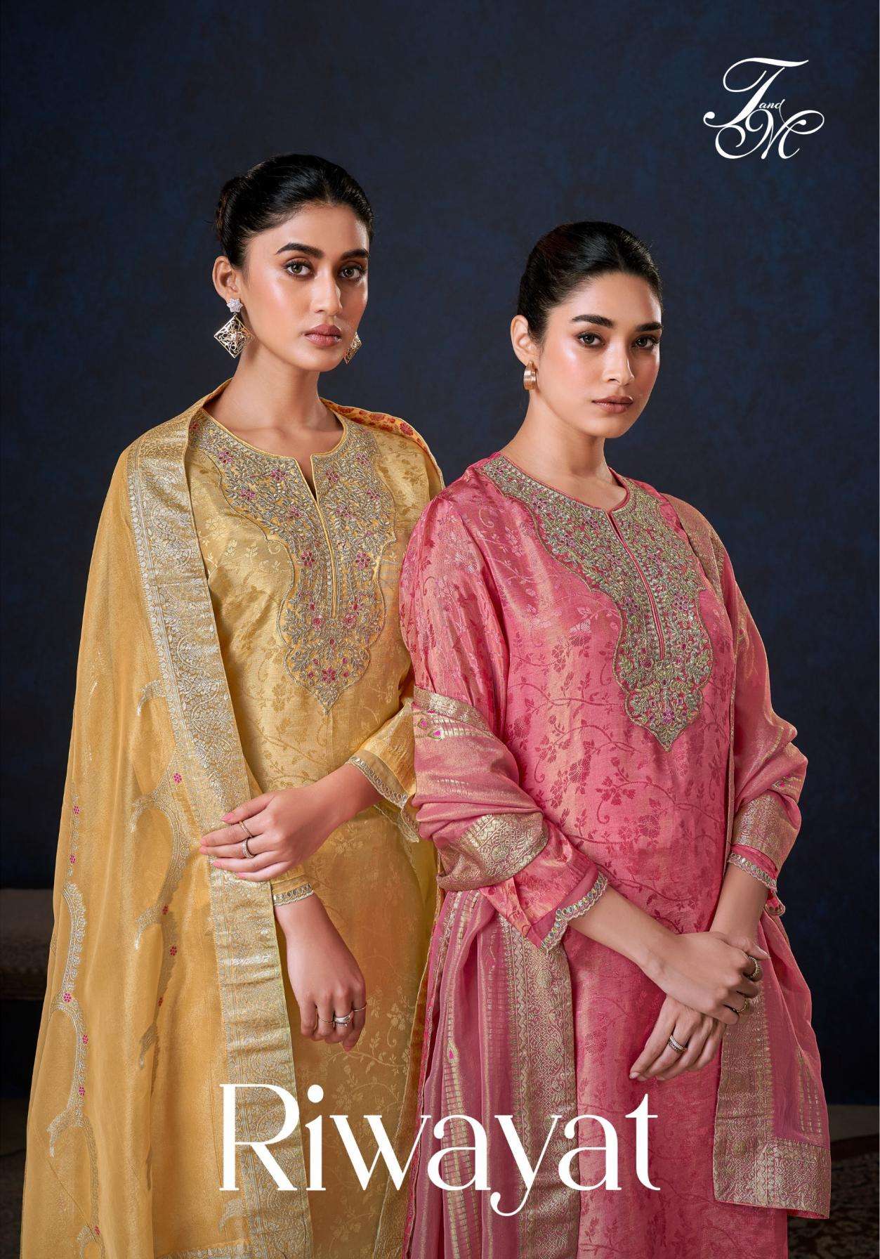 t&m riwayat fancy jacquard wholesale suit in surat