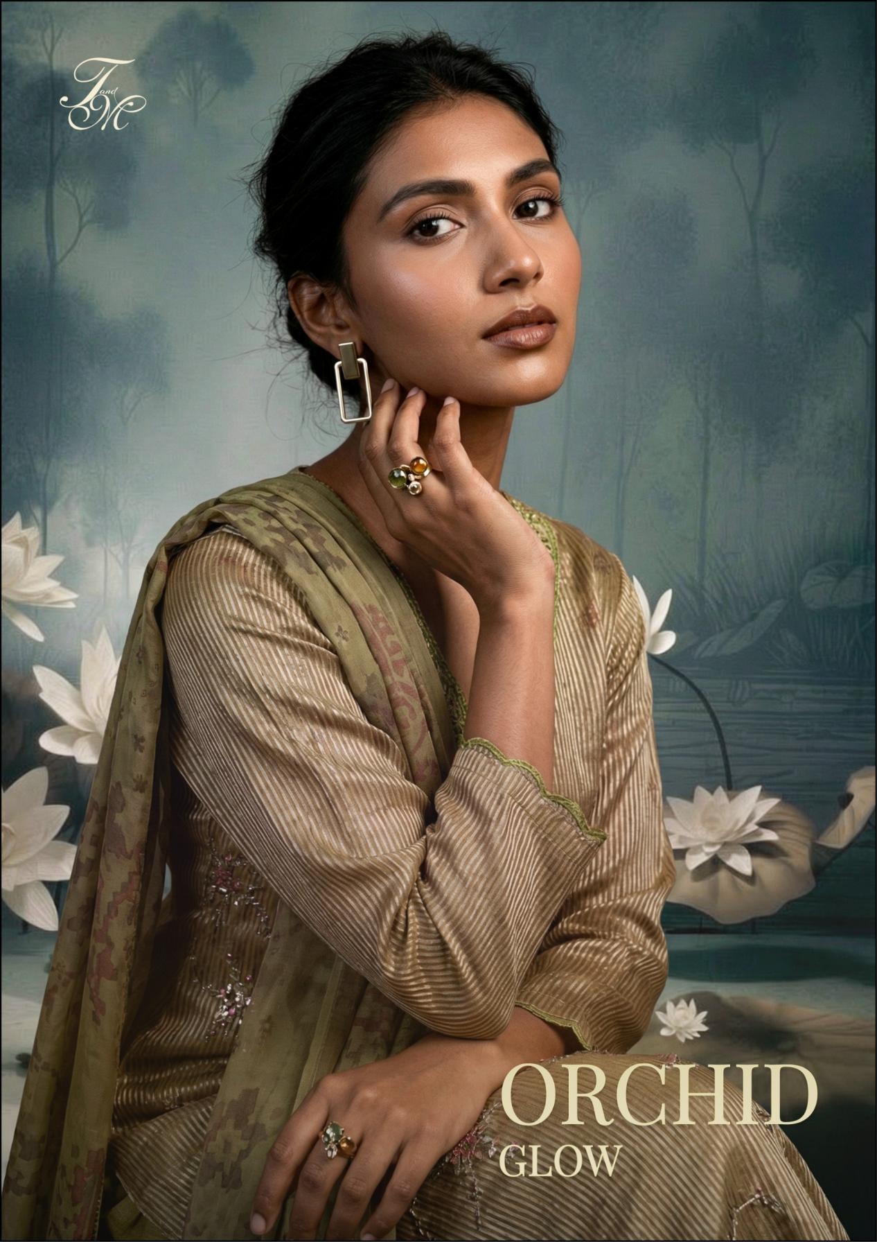 t&m sahiba orchid glow PURE SILK WITH AN ELEGANT JARI WITH DIGITAL PRINT wholesale suit