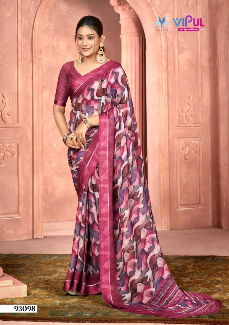 vipul samruddhi vol 4 series 93087-93098 dull moss wholesale saree