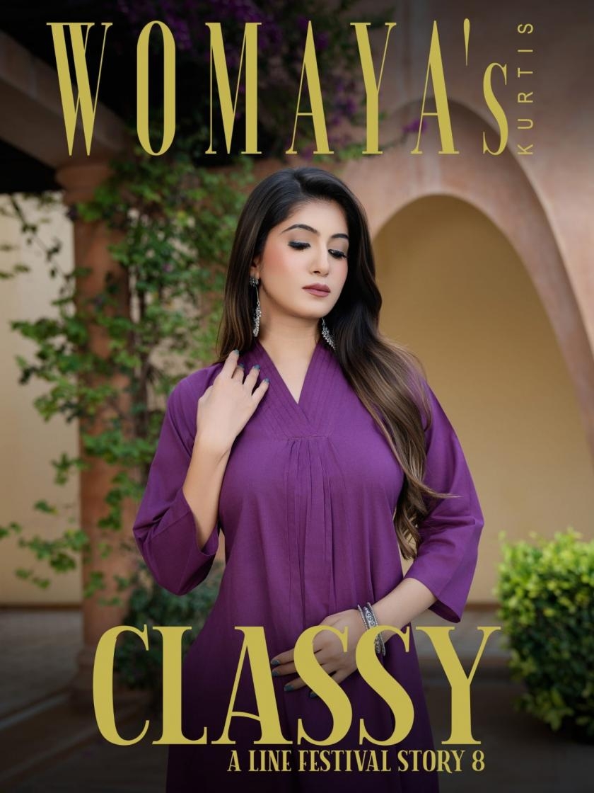 womayas classy a line festival story vol 8 COTTON DYED wholesale suit in surat