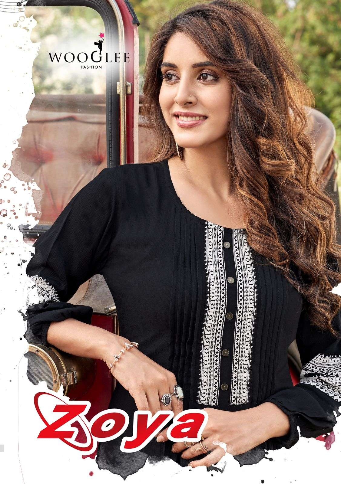 Zoya Rayon Wrinkle wholesale kurti in surat