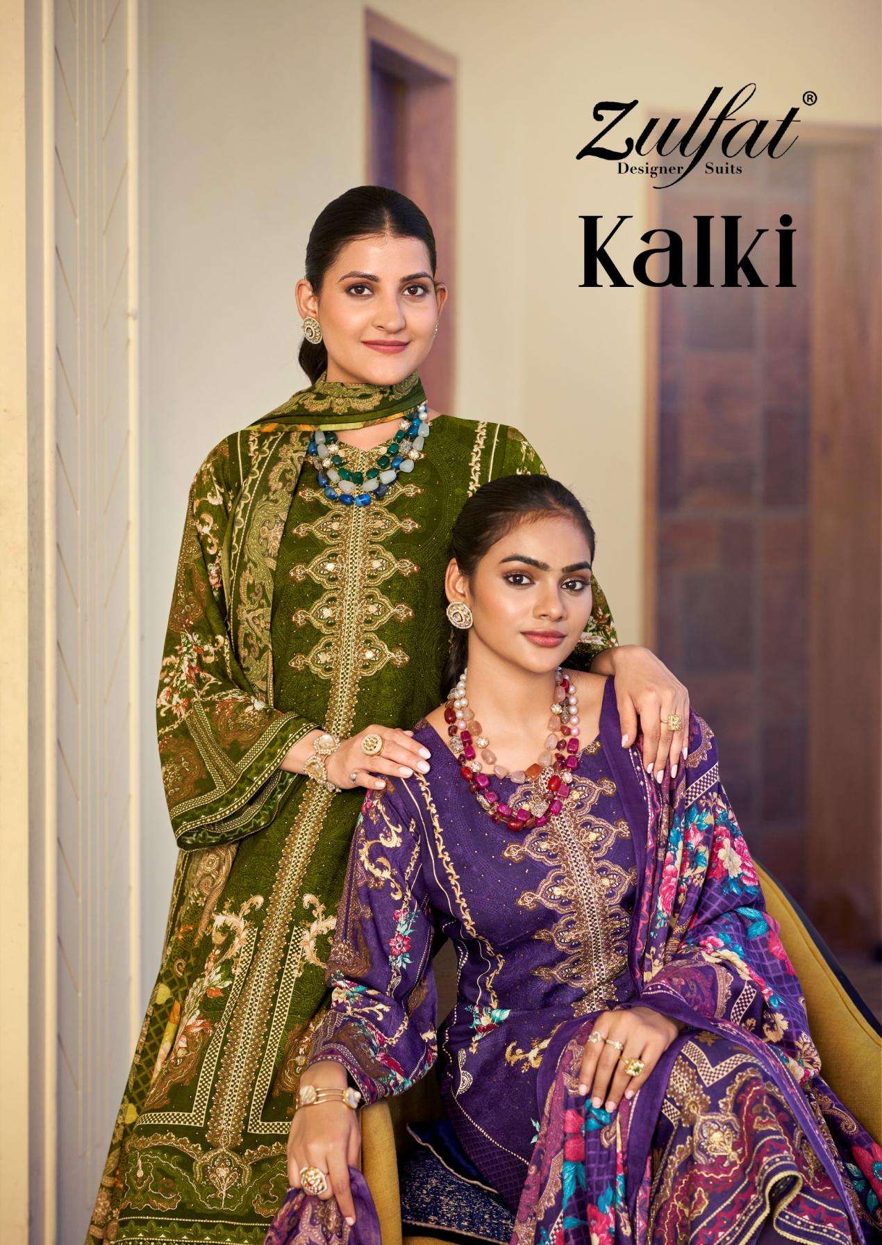 zulfat kalaki series 825001-825006 viscose rayon wholesale suit 