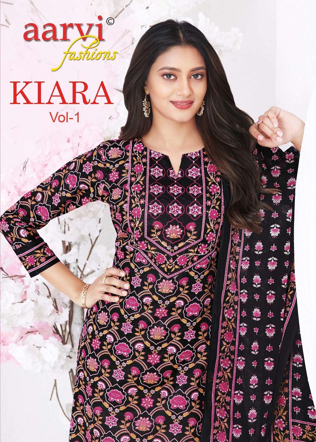 Aarvi Kiara Vol-1 series 7583-7590 Cotton readymade suit