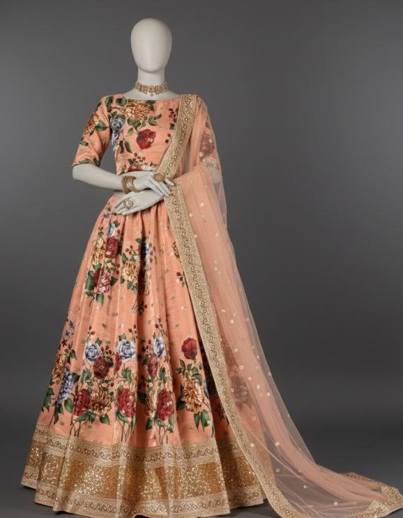 aawiya lishvaa vol 1 2003 art silk wholesale lehenga