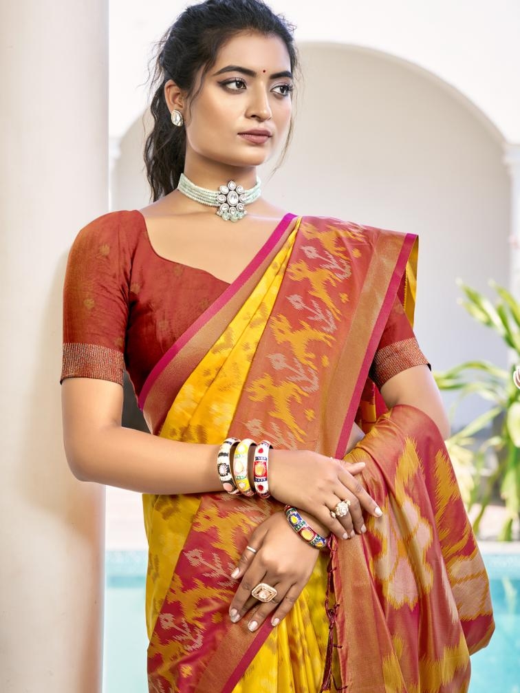 Astita POORVIKA SILK VOL 1 series 1001-1008 Pochampalli Silk wholesale saree