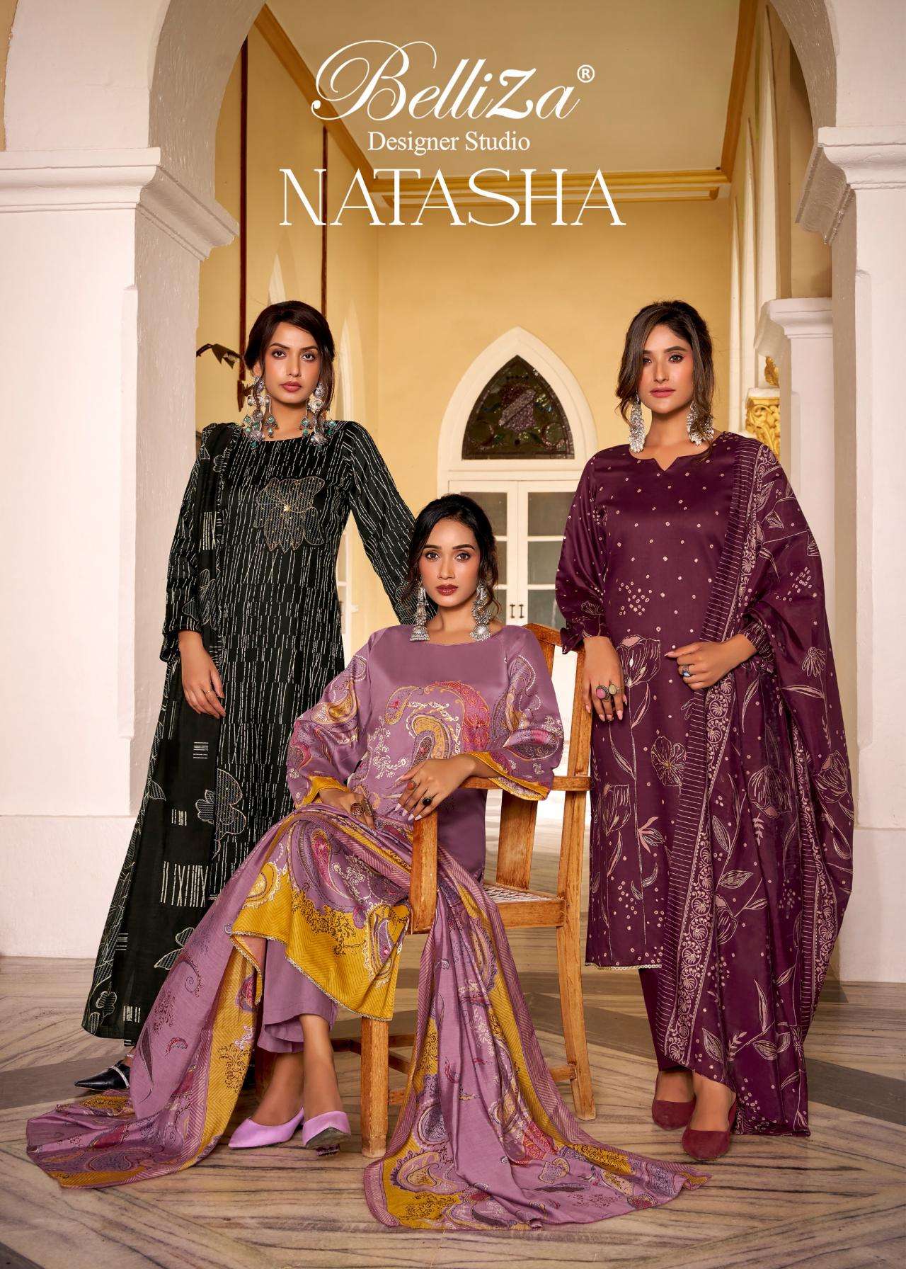 belliza natasha series 922001-922008 jam cotton wholesale suit