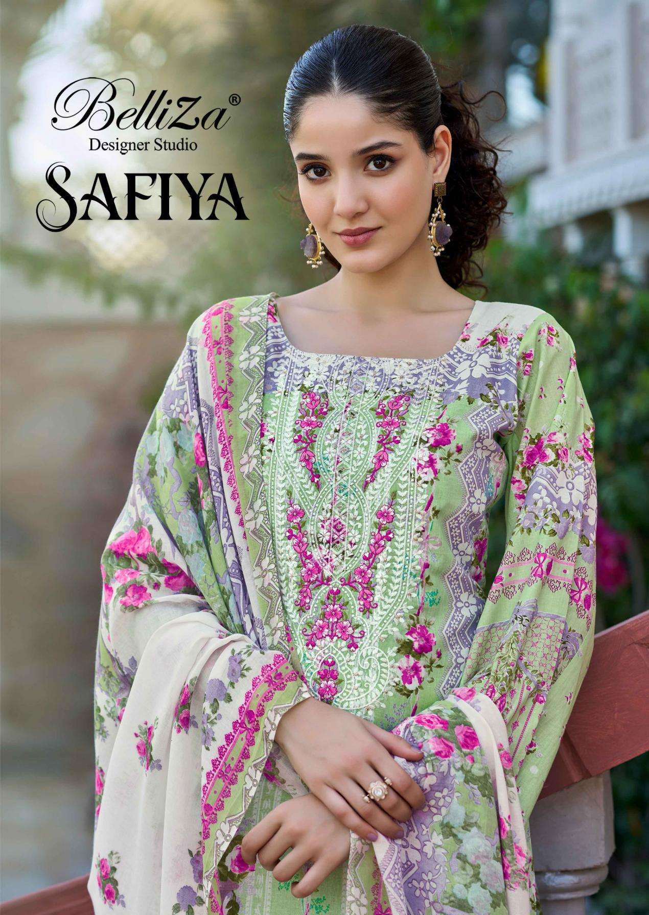 belliza safiya series 862001-862006 cotton wholesale readymade suit