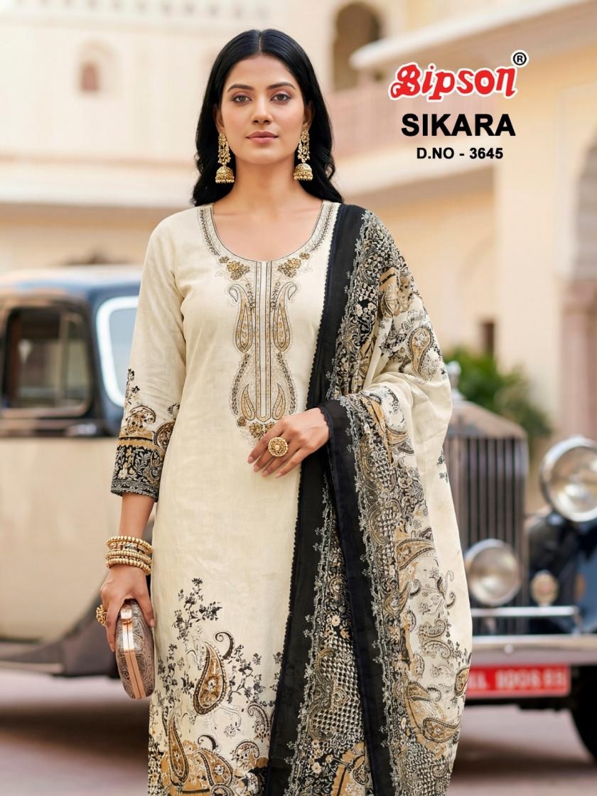 bipson prints sikara 3645 jam satin wholesale printed suit