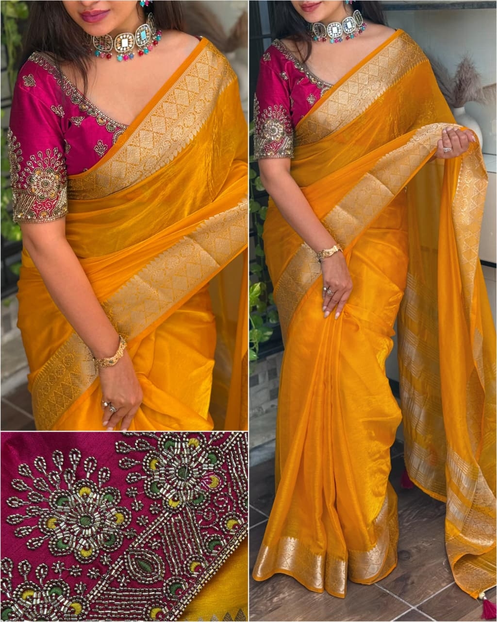 BT-56 princess Fandy satin wholesale saree