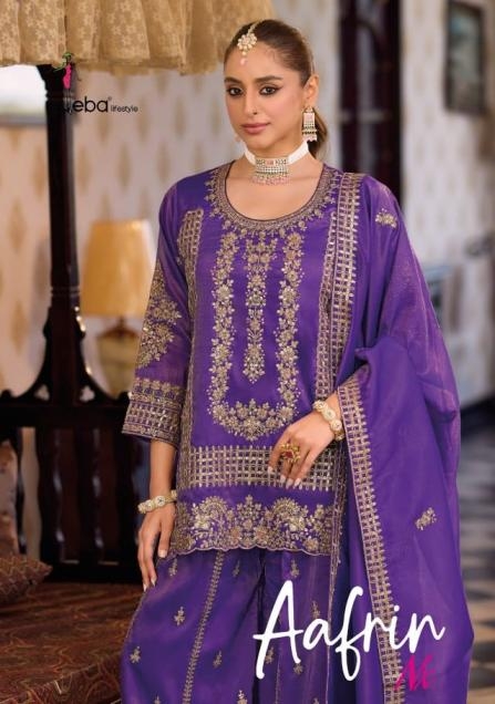 eba lifestyle aafrin nx series 1851-1853 chinon wholesale readymade suit