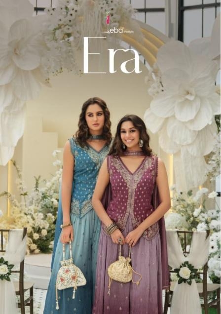 eba lifestyle era series 2364-2365 viscose readymade exclusive plazzo dress