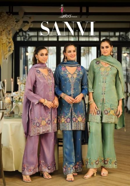 eba lifestyle sanvi series 2355-2357 Simer readymade suit 