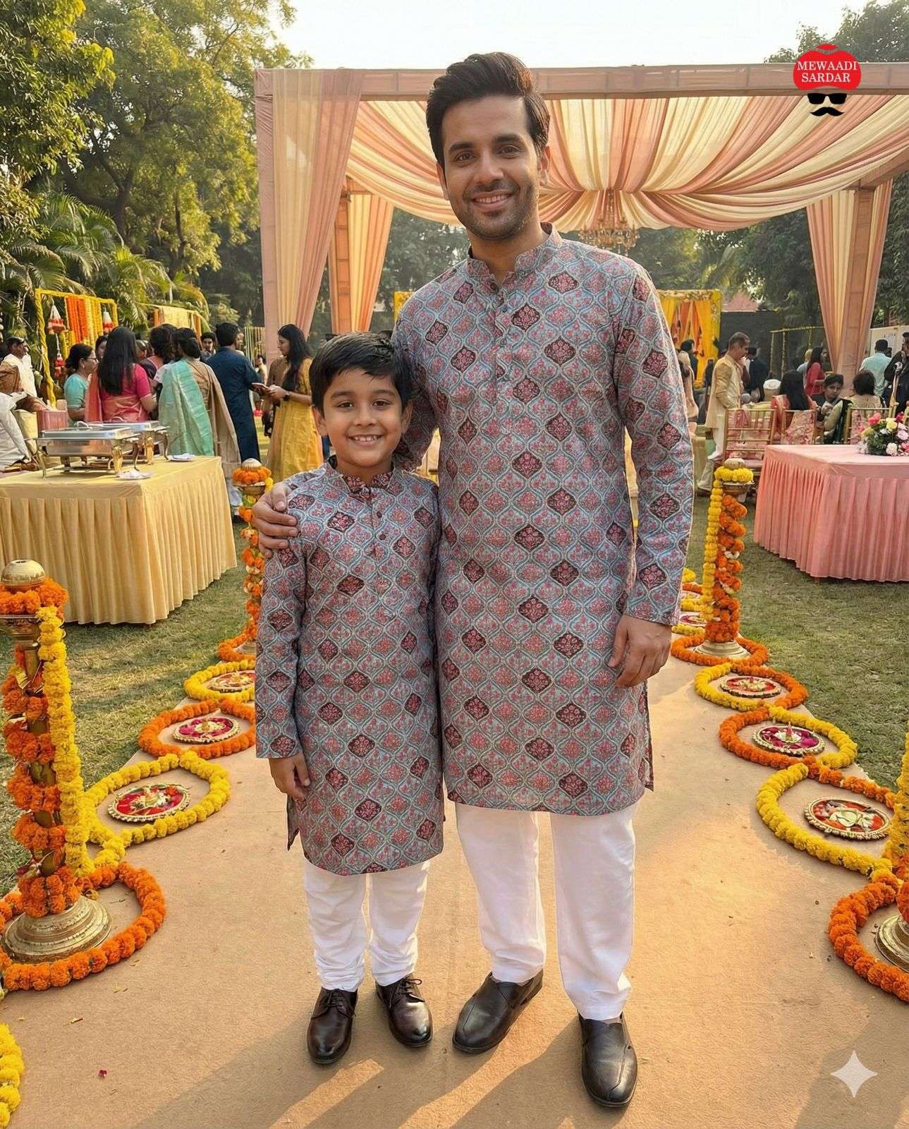 Ethnicity Soft Cotton Printed Printed Kurta for Adult and Kids for every occasion