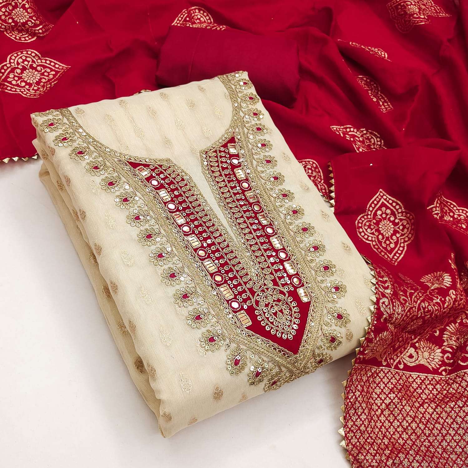  F A C E B O O K SIMMER SILK ZAKARD BOOTI VELVET KODDING wholesale suit