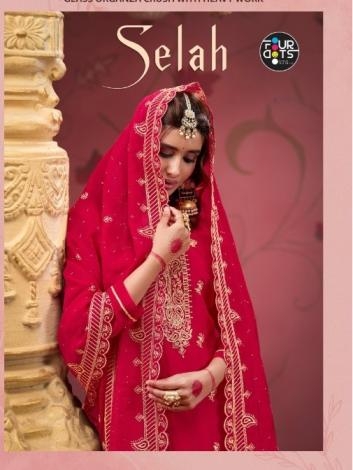 fourdots selah series 7041-7044 glass organza wholesale suit 