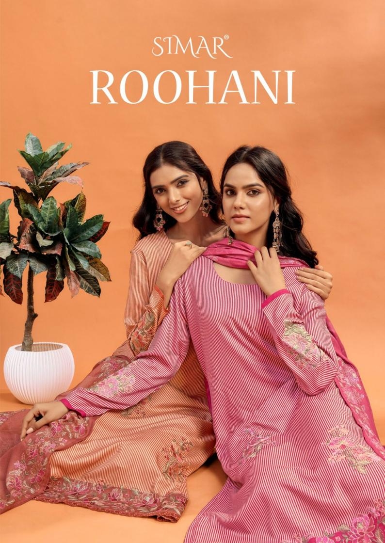 glossy roohani series 5412 lawn cotton  wholesale suit 
