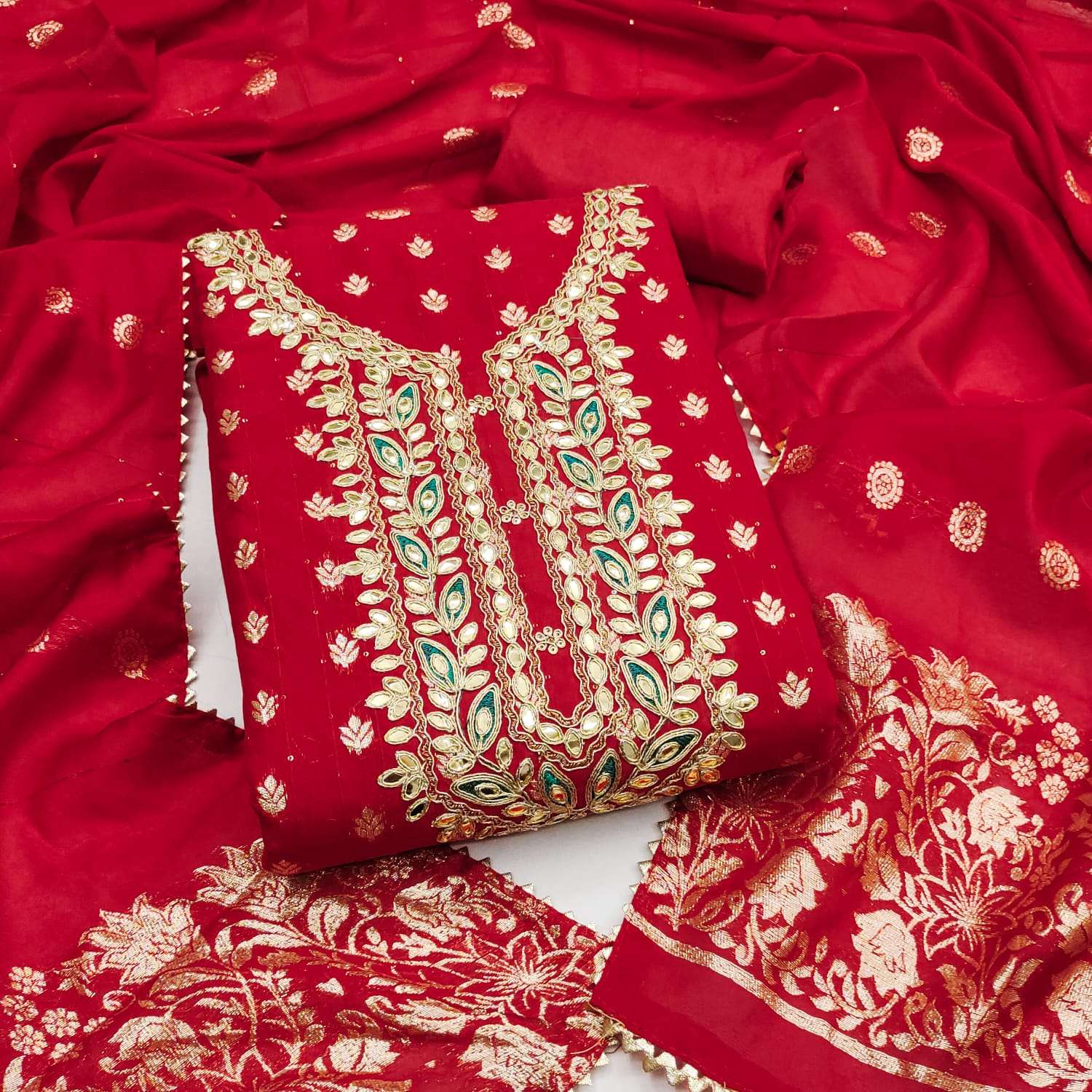 H I F I BANARASHI SILK WEAVING  ZAKARD KODDING wholesale suit