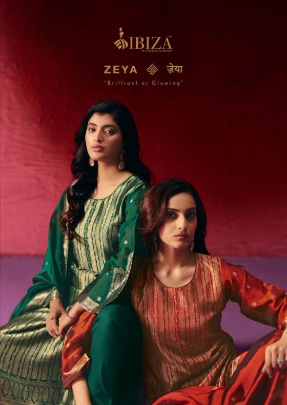 ibiza zeya series 11579-11582 banglory silk jacquard wholesale suit 