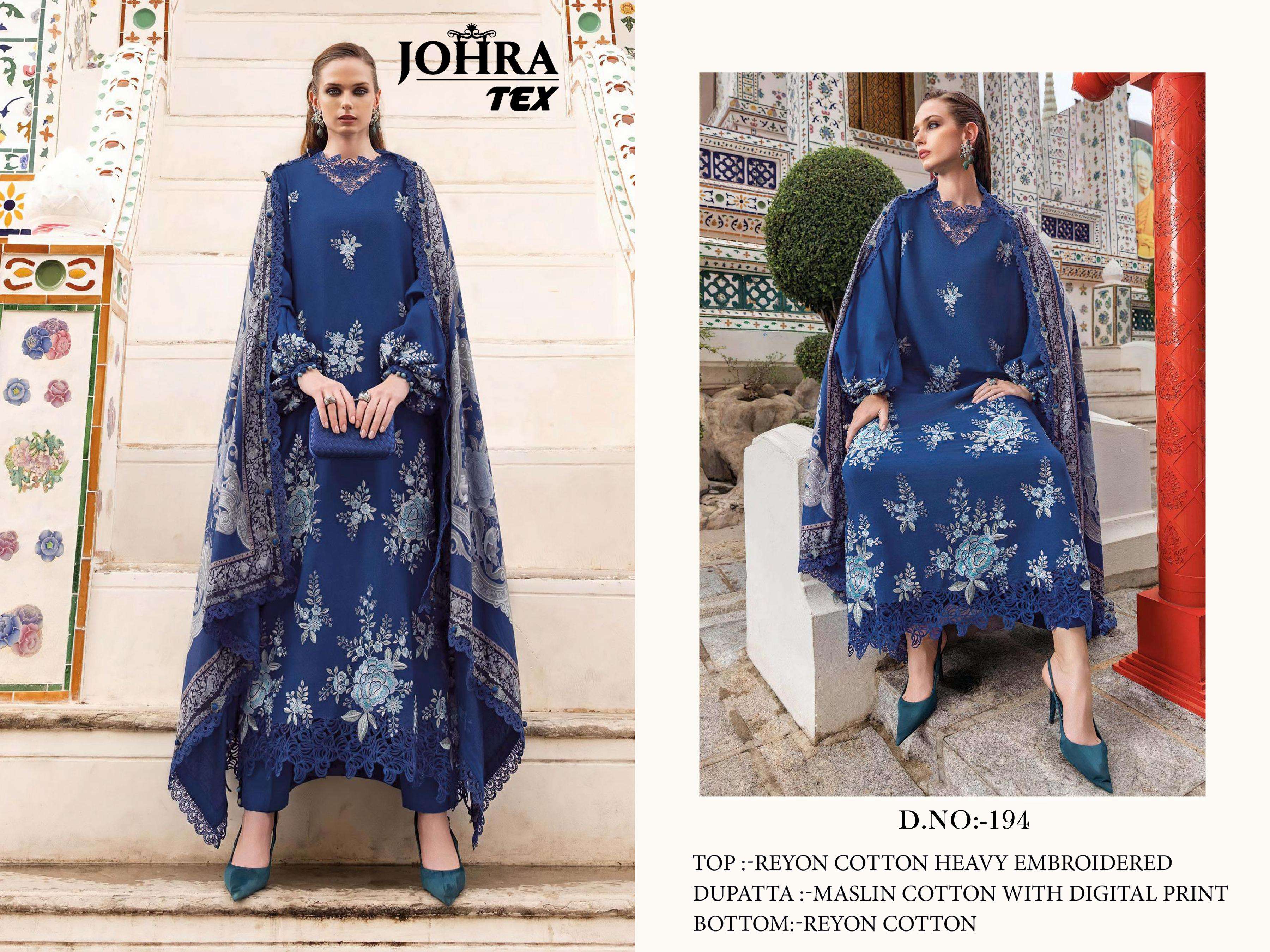 JOHRA TEX JT-194 RAYYON COLLECTION wholesale suit in surat