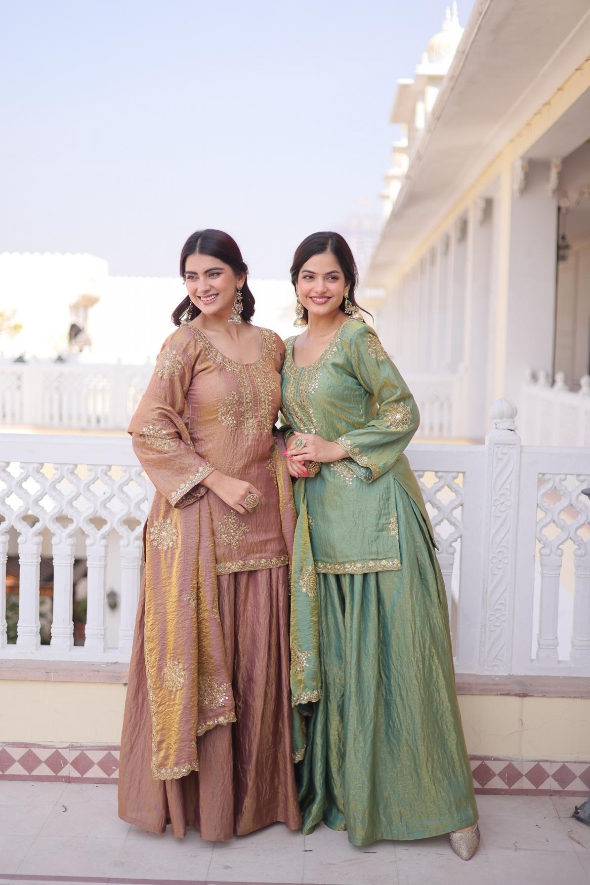 ka 1229 fandy crush unique kurti sharara with dupatta