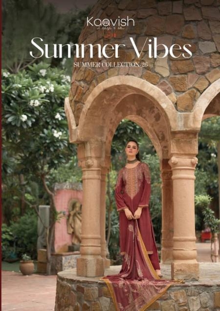 kaavish summer vibes series 2141-2146 jam cotton wholesale suit