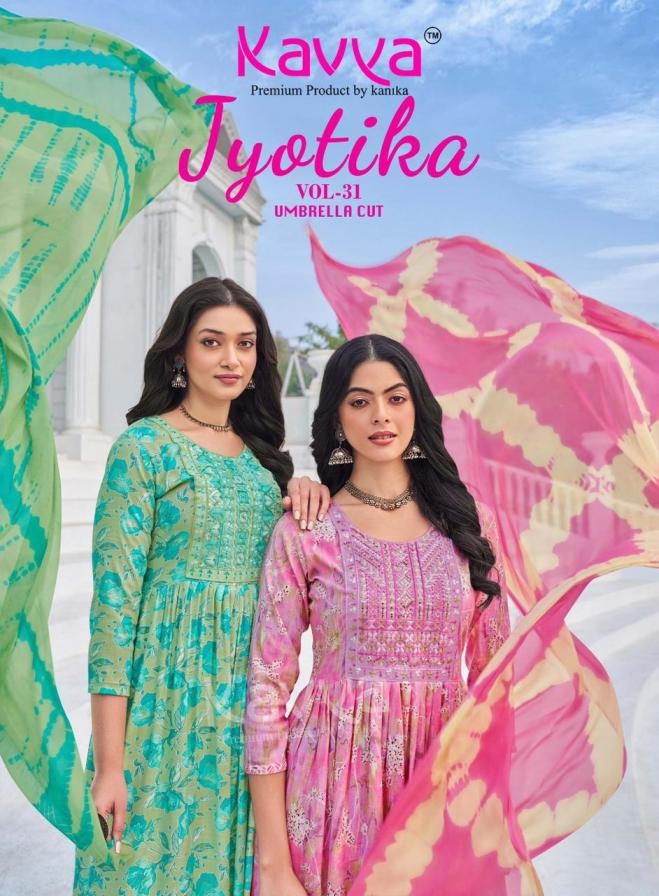 kavya jyotika vol 31 series 31001-31010 capsule readymade suit