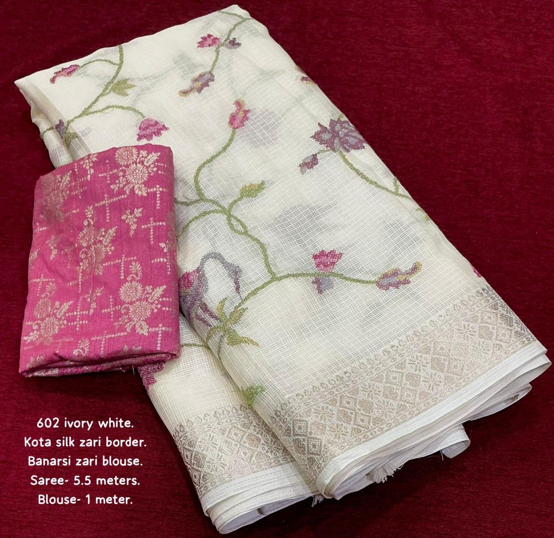 kc 602 hit design kota silk saree online