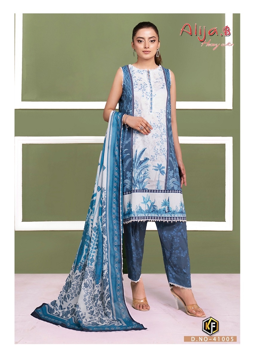 Keval Alija B Vol-41 series 41001-41006 Pure Lawn Cotton wholesale suit 