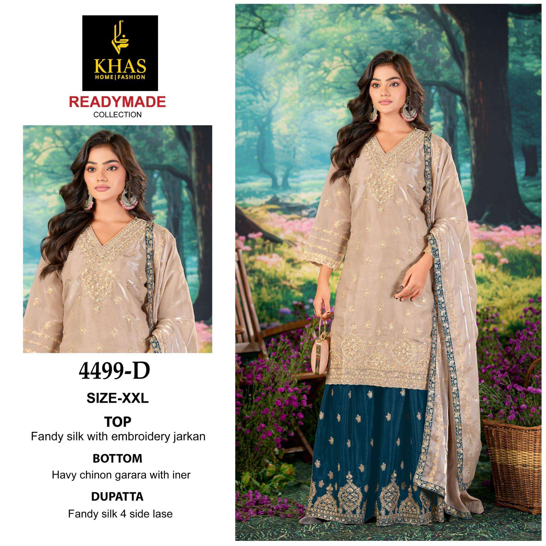 khas 4499 fandy silk wholesale readymade suit 