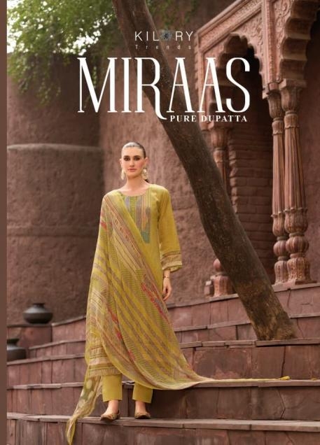 kilory trends miraas series 2431-2436 lawn cotton wholesale suit 