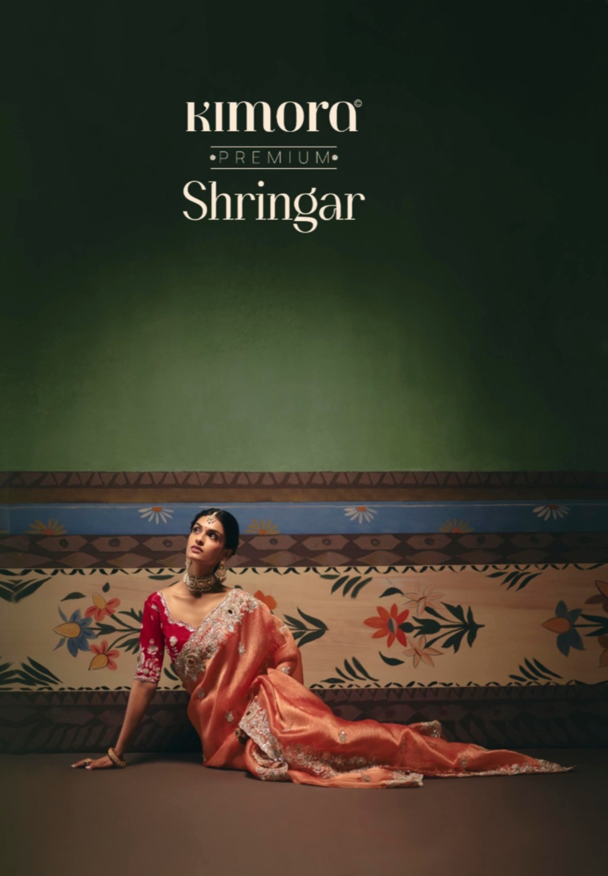 Kimora Shringar series 5621-5631 Premium Fancy Fabric With Designer Embroidery saree