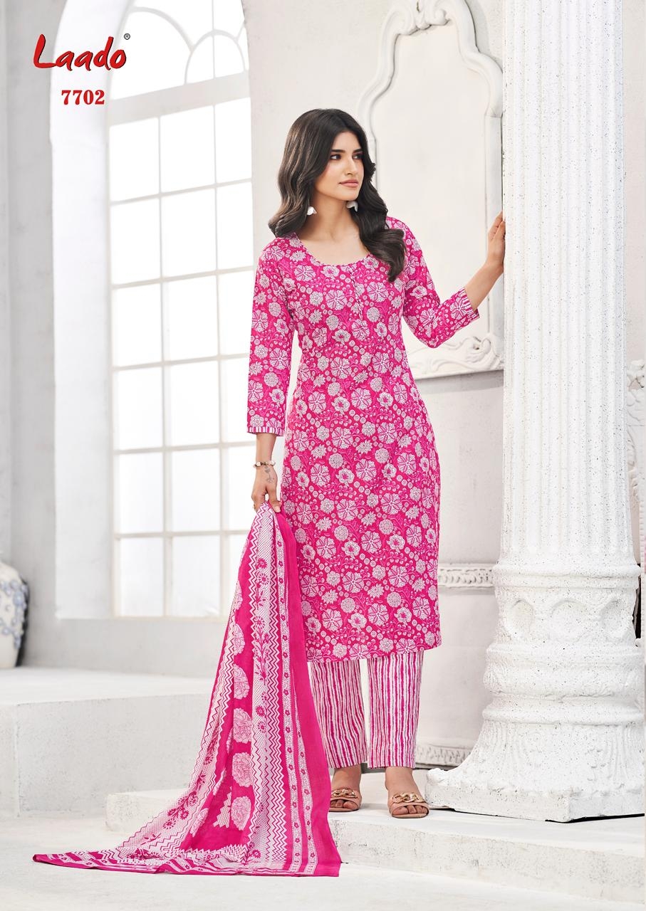 Laado Vol-77 series 7701-7710 Pure Cotton Print wholesale suit 