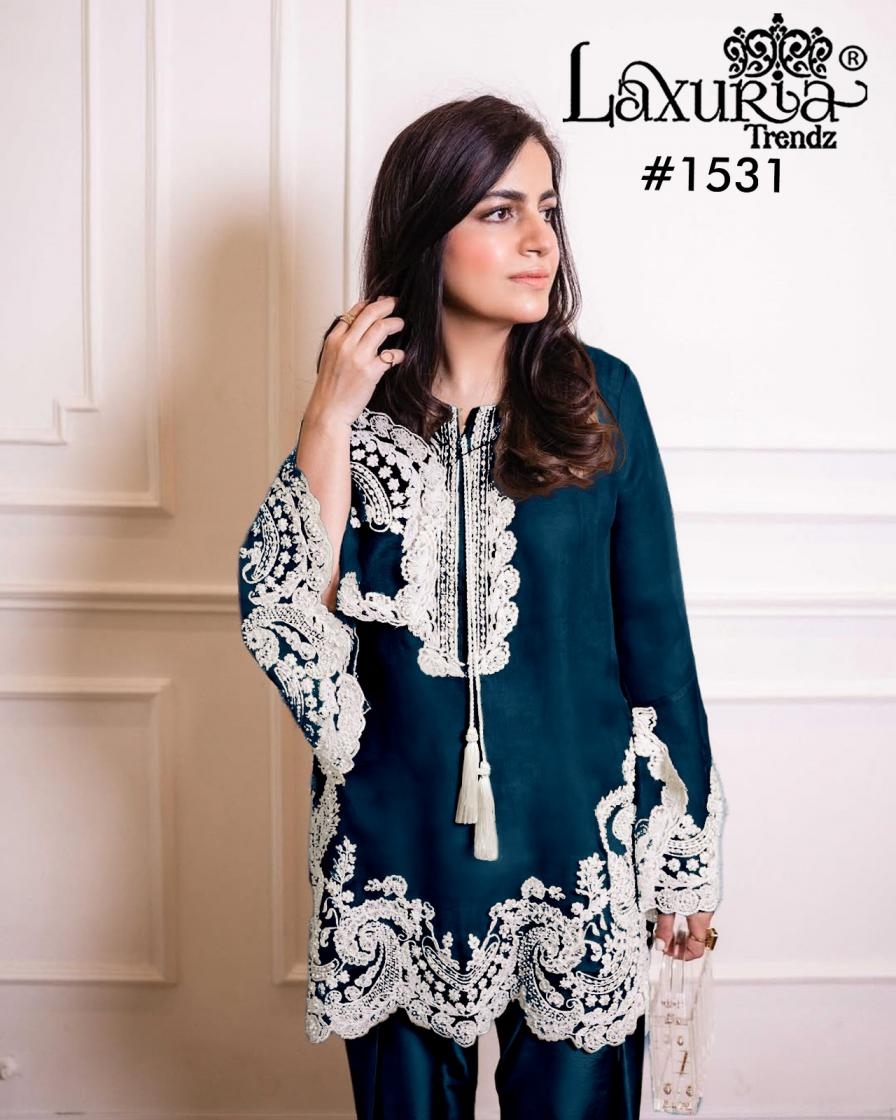 laxuria trendz 1531 Vichitra readymade big size pakistani 3pcs dress