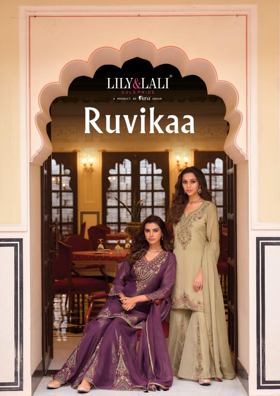 lily & lali ruvikaa series 30801-30804 premium silk readymade suit 