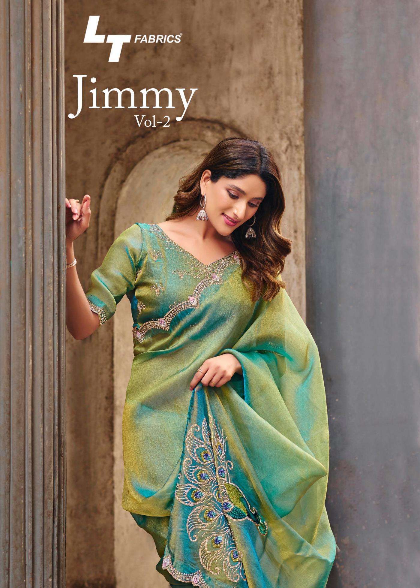 lt fashion jimmy vol 2 series 201-206 fancy wholesale saree
